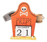 Décoration Calendrier Compte À Rebours Halloween Centre de Table Festif