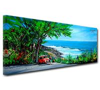Décoration Chambre Tableau, Tableau Deco, Tableau Design, Tableau Mural, Reproduction Tableau Rémi Bertoche on The Road, 100x35 cm