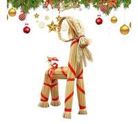 Décoration chèvre Noël tissée Paille suédoise | 16.1 dans Décorations chèvre pailles Noël rustiques | Figurine Mouton tissée Paille Tradition scandinave | Décor Noëls Animal tissé Main pour Jardin