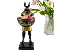 Décoration Chien - Sculpture Animale En Résine Décoration D'intérieur, Statuette Miniature De Divinité Canine ÉGyptienne | Objet Décoratif Pour Chambre Table Bureau Chevet ÉTagères Bibliothèques