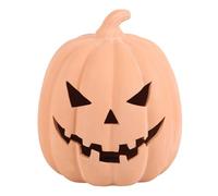 Décoration citrouille en terre cuite de 22 cm : décoration d'Halloween sans effort - Élégance durable, style polyvalent, alternative sûre