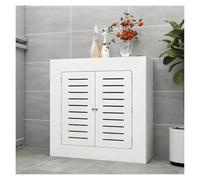 Décoration Cloison Hotte Chauffante Facile à Installer Couvercle de Radiateur Radiator Cover Cabinet Chambres, Débarras(60x70x20cm/23.62x27.56x7.87in)