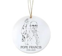 Décoration commémorative du pape François In Loving Memory Poster chrétien Cadeau religieux catholique Vatican