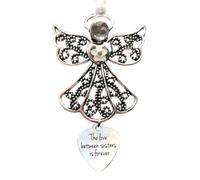 Décoration commémorative en forme d'ailes d'ange - Pendentif vintage chic en métal pour fête de Thanksgiving