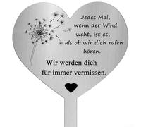 Décoration commémorative en forme de cœur en acier inoxydable pour parcelles de cimetière et espaces extérieurs sacrés avec une dégradation minimale au fil du temps (C)