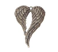Décoration commémorative Part In of Christmas Wing Heart Ornement Angel is Pendant Memorial My Wing Decoration & Hangs (a, taille unique)