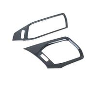 Décoration Compatible Avec Ford Pour Escape Pour Kuga 2024 2023 2022 2021 2020 Garniture Couvercle Sortie Climatisation Latérale Intérieure Voiture, Accessoires Moulage Intérieur(Stainless Black)