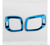 Décoration Compatible Avec Volvo Pour V60 S60 2012 2013 2014 2015 2016 2017 LHD Drive Gauche Côté Voiture Climatisation Évent Prise AC Cadre Décoratif Autocollant De Couverture(Blue)