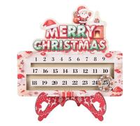 Décoration Compte À Rebours De Noël Centre De Table Père Noël 25 Jours Avec