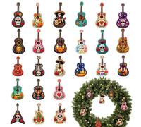 Décoration Compte À Rebours Du Jour Des Morts Éléments Décoratifs | Compte à Rebours 24 Jours des Fêtes Pour les Amateurs de Culture Porte Mur Fenêtres Arbre Fête Guitare