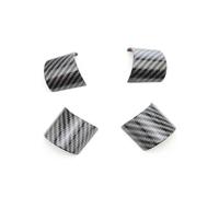 Décoration Console Centrale Pour Ford Pour Mondeo 2004 2005 2006 ABS Chrome Fiber De Carbone Voiture Style Volant Panneau Couverture Garniture Moulure Console Centrale(Carbon fibre)