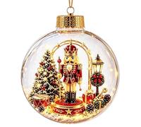 Décoration Conte De Noël Pendentif Décoratif Casse-Noisette Ange Et Renne | Boule de Noël Éclairée Pour sapin, cheminée, bibliothèque, rebord de fenêtre, fêtes et réunions