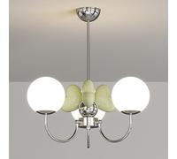 Décoration créative Globe Lampe en Verre crème Semi-chassées éclairage garçons Filles Chambre Salon plafonnier luminaire