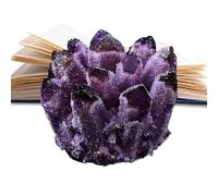 Décoration Crystalline Bunch Ornements de montage en cristaux verts | Échantillon minéral pierres naturelles pour méditation, yoga, chambre à coucher, salon