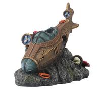 Décoration d’aquarium sous-marin submergé Aqua Della Steampunk Multicolore 14,7x8,9x13,3 cm