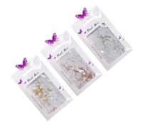 Décoration D’ongles à Fleurs Blanches en Résine, Kit DIY Beauté