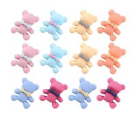Décoration D’ongles Ours 3d 60 Pièces en Résine, Nœud Chic | Ornement de Manucure, Surface Lisse et Brillante, pour Salon ou Fête de Nouvel An, Style Mignon Couleur Aléatoire
