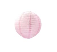 Décoration d'abat-jour en papier, Lanterne en Papier Boule à Suspendre Ronde Même Nervurée Multicolore 10-40cm 2 pcs(Pink,15cm/6'')