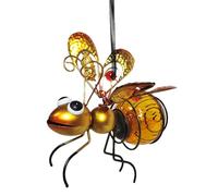 Décoration d'abeille en plein air - Lumières décoratives à énergie solaire pour jardin, accent de patio résistant aux intempéries | Lumière d'abeille suspendue, lanterne solaire d'arrière-cour