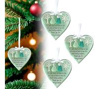 Décoration d'amitié en verre de mer en forme de cœur, décoration en forme de cœur, souvenir d'amitié intemporelle, décorations de Noël, décoration murale en verre faite à la main, cadeaux pour la