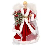 Décoration d'ange de Noël - Ange à Paillettes - Grand Ornement de décoration de Noël - Pendentif Ange de Noël - Arbre de Bureau - Salon - Chambre à Coucher - Ornement pour l'intérieur et l'extérieur