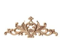 Décoration d'angle en bois sculpté, figurines en bois, appliques décoratives pour cadre, porte, meuble, décoration intérieure, 50 cm x 20 cm