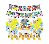 Decoration d'Anniversaire Pet Simulator Déco Anniversaire Pet Simulator x Ballon d'Anniversaire Pet Simulator Ballons de Fête Pet Simulator x Decoration Gateau Pet Simulator Anniversaire Bannière