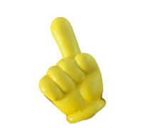 Décoration d'antenne de voiture - Boule d'antenne de voiture avec geste de main, décoration extérieure jaune automobile | Accessoires créatifs pour voitures, décorations extérieures amusantes,