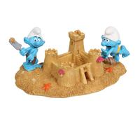 Aqua Della, Figurine Les Schtroumpfs Gargamel & Azraël 17,7x9,3x9,4cm, Hautement détaillée et fabriquée en résine de polyester, Non-toxique et pH neutre, Pour les aquariums d'eau douce et d'eau de mer