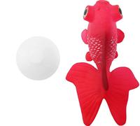 Décoration d'aquarium drôle de silicone artificielle petit réservoir de poisson ornement rouge poisson rouge