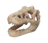 Décoration d'aquarium en forme de tête de mort - Décoration unique pour aquarium et terrarium - Décoration squelette de dinosaure pour habitats amphibiens