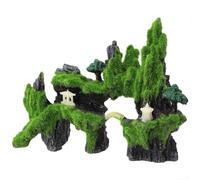 Décoration d'aquarium en résine avec simulation de mousse pour créer des zones d'habitat naturalistes dans les aquariums d'eau douce (C)