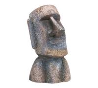 Décoration D'Aquarium Flamingo Moai 7Cm X 8Cm Pour Aquariums Poissons Décor
