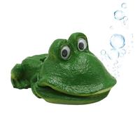 Décoration d'aquarium - Grenouille en résine - Diffuseur d'oxygène - Décoration de réservoir de Poisson pour Paysage d'habitat d'eau Douce, Aquatiques et paysages sous-Marins