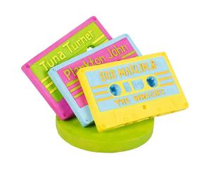 Décoration d'aquarium Hippie bandes musicales Aqua Della Multicolore 13x11x8 cm