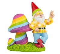 Décoration d'aquarium Hippie gnome Aqua Della Multicolore 12x7x12,5 cm