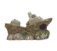 Décoration d'aquarium Nobby Pet Schiffswrack Gris TU