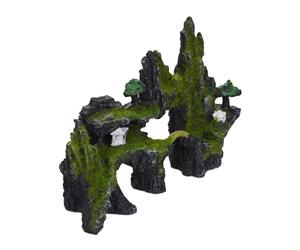 Décoration d'aquarium Rocher décoratif Cachette pour poissons 450 g 3D