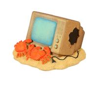 Décoration d'aquarium télévision Aqua Della Multicolore 12x11,5x8 cm