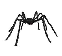 Décoration d'araignée d'Halloween de 200 cm pour intérieur - Ornement poilu et effrayant pour patio, jardin, intérieur et extérieur