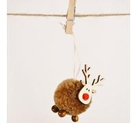 Décoration D'Arbre De Noël Mignon, Pendentifs En Peluche, En Forme D'Élan, En Forme De Cerf, À Faire Soi-Même, Cadeau Pour Enfants, Ornement De Faucon, Fête De Noël