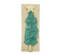 Décoration d'arbre en verre de mer, kit de bricolage en verre de mer, sapin de Noël en cristal - Arbre de Noël en verre de mer en cristal, kit d'art en verre de mer, décoration de Noël créative de