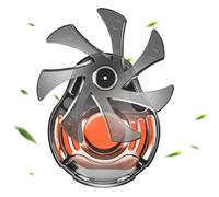 Décoration d'aromathérapie à hélice créative - Désodorisant rotatif pour voiture | Clip de ventilation pour diffuseur de voiture | Design décoratif de moulin à vent, diffuseur et désodorisant pour