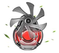 Décoration d'aromathérapie à hélice créative - Désodorisant rotatif pour voiture | Clip de ventilation pour diffuseur de voiture | Design décoratif de moulin à vent, diffuseur et désodorisant pour