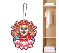 Décoration d'aromathérapie de voiture | Diffuseur de parfum automatique Snake Year à suspendre | Diffuseur de parfum de copeaux d'encens pour rétroviseur