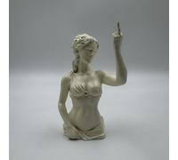 Décoration d'art moderne et audacieuse rebelle, statue de déesse de Vénus, décoration de doigt d'honneur en résine, statue de Vénus grecque pour les rebelles modernes, ornement de mythologie romaine