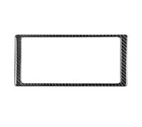 Décoration D'autocollant Voiture Pour BMW X5 E53 2000-2006 Console Centrale En Fiber Carbone Panneau Commande Climatisation Revêtement D'habillage Autocollant(Black 3)