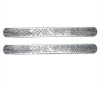 Décoration D'autocollant Voiture Pour Mercedes Pour Benz Pour EQE V295 Couverture Décoration Haut-parleur Porte Voiture Autocollant Accessoires Intérieurs(Seat-Silver)