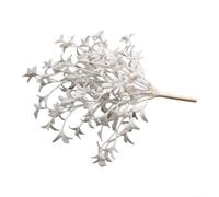 Décoration d'automne pour orchidée - 33 cm - Pour table de mariage | Design réaliste, fleurs orange vif, trompe la vraie nature, pas besoin d'arrosage, élégant