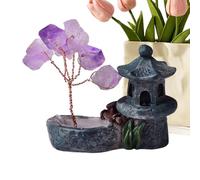 Décoration de | Arbre d'argent naturel avec énergie Reiki et est | Décoration spirituelle d'énergie pour la maison, petites décorations pour bureau, table et cadeau de maison